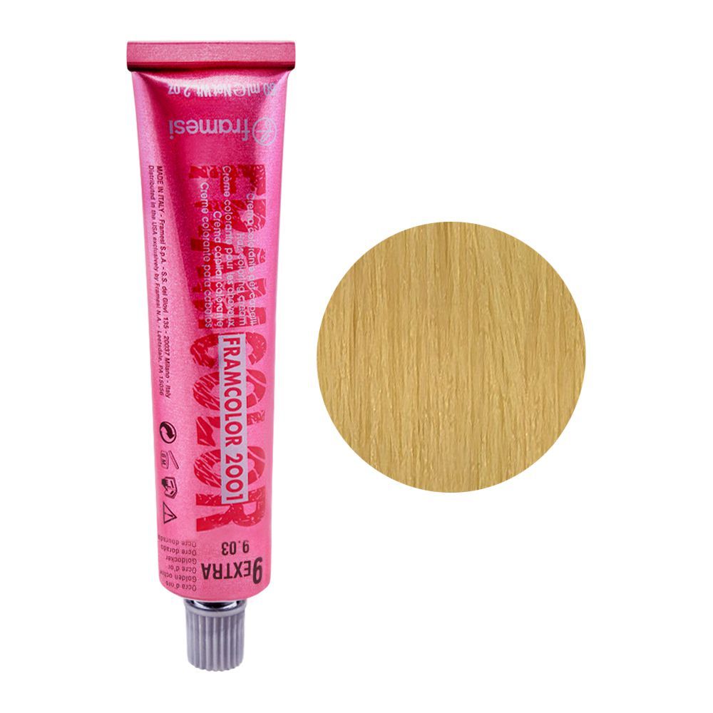 9EXTRA Framesi Hair Color 60ml Golden Ochre