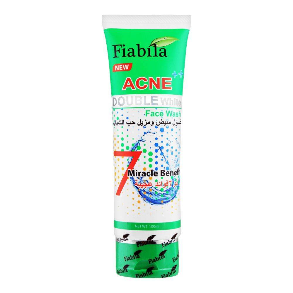 Fiabila Acne Double White Face Wash, 100ml - YehChez.pk