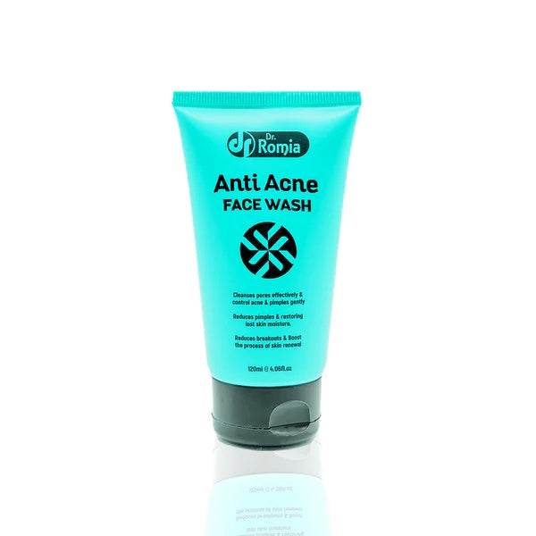 Dr Romia Anti Acne Face Wash Tube 120ml - YehChez.pk