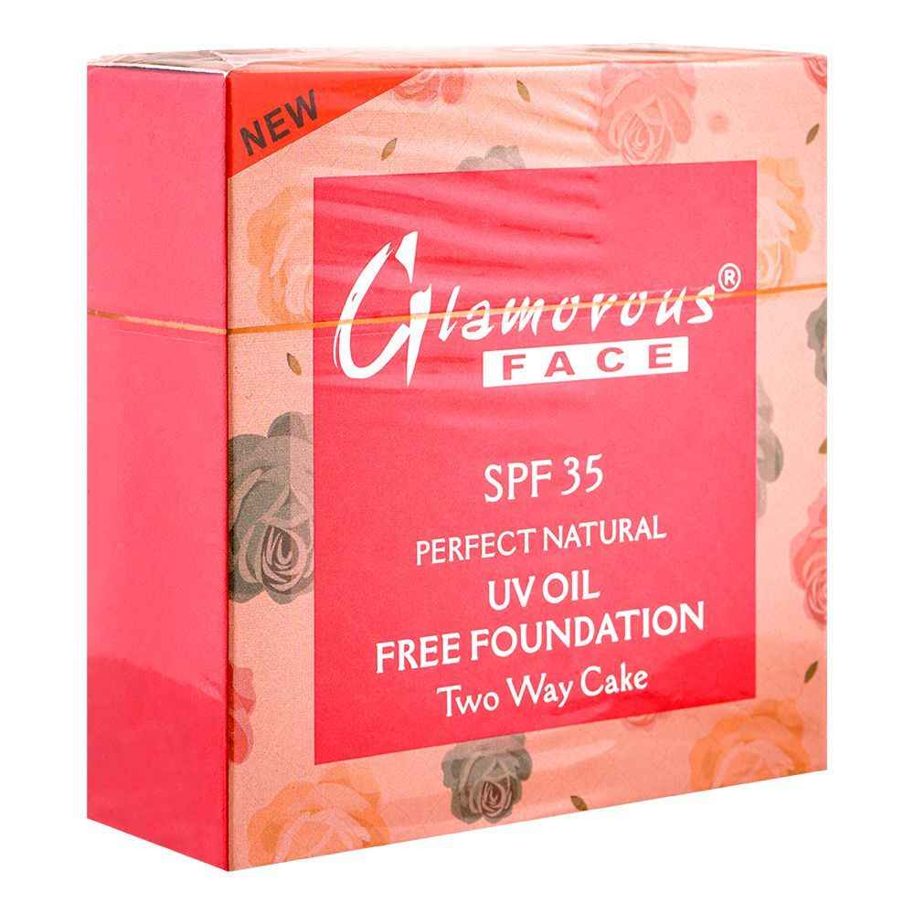 Glamorous Face SPF 35 two-way cake foundation powder box