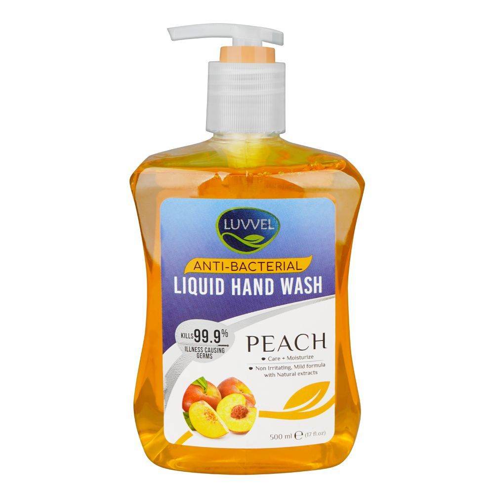 Luvvel Hand Wash Peach 500ml - YehChez.pk