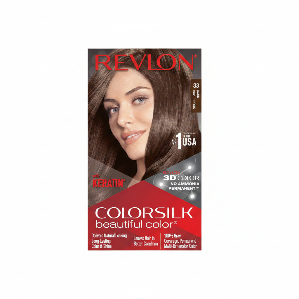 Revlon Colorsilk 33 permanent hair color box, 40 ml