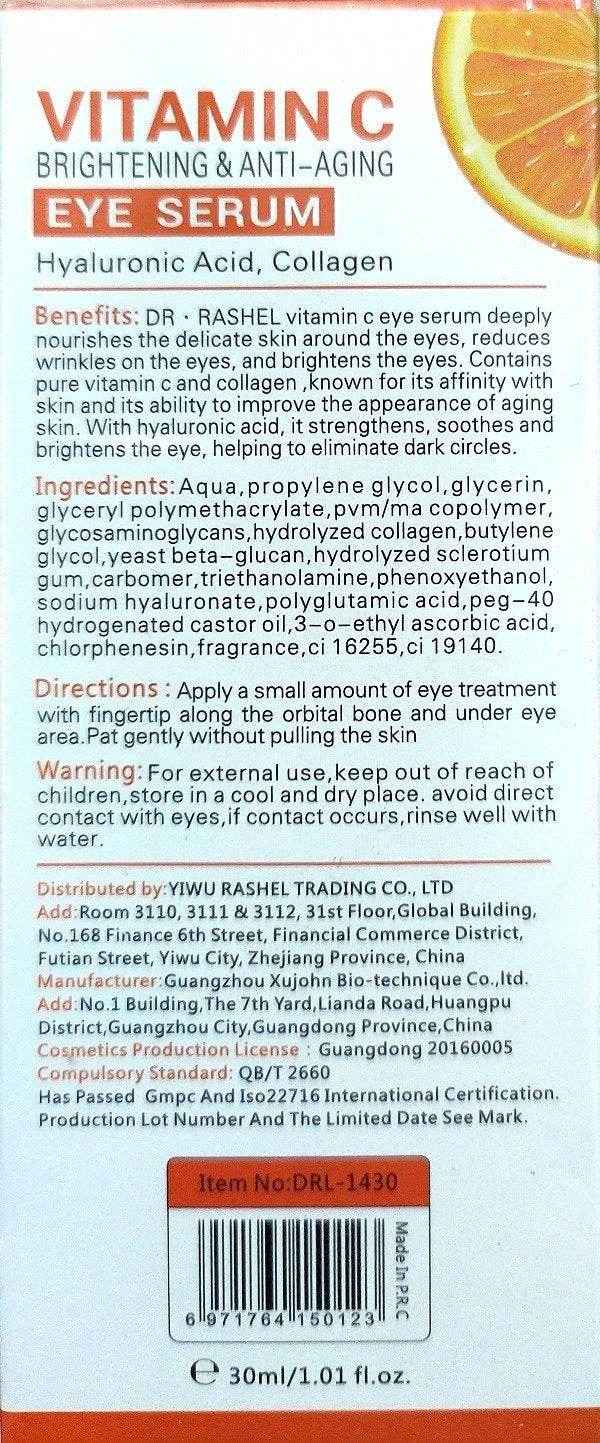 Dr Rashel Vitamin C Eye Serum 30ml DRL-1430 - YehChez.pk