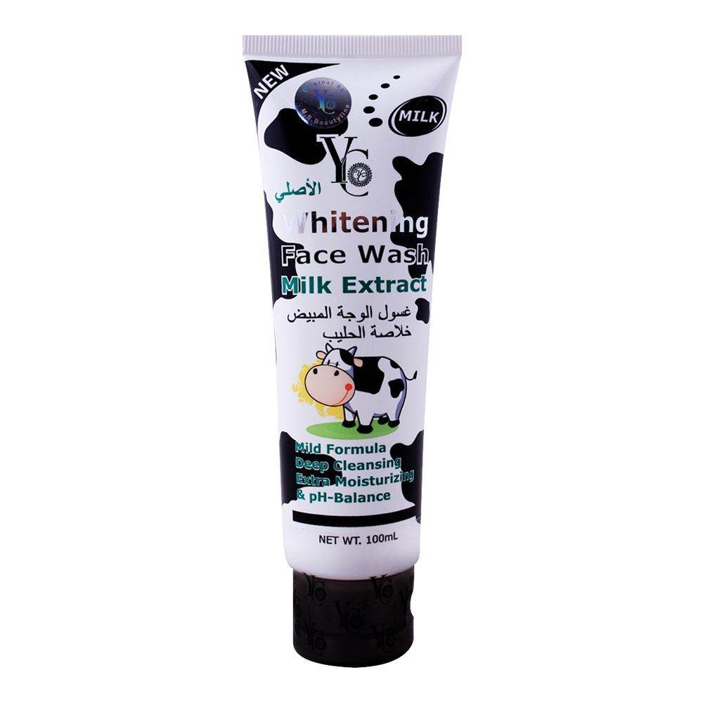 YC Whitening Face Wash - Milk Extract, 100 ml - YehChez.pk