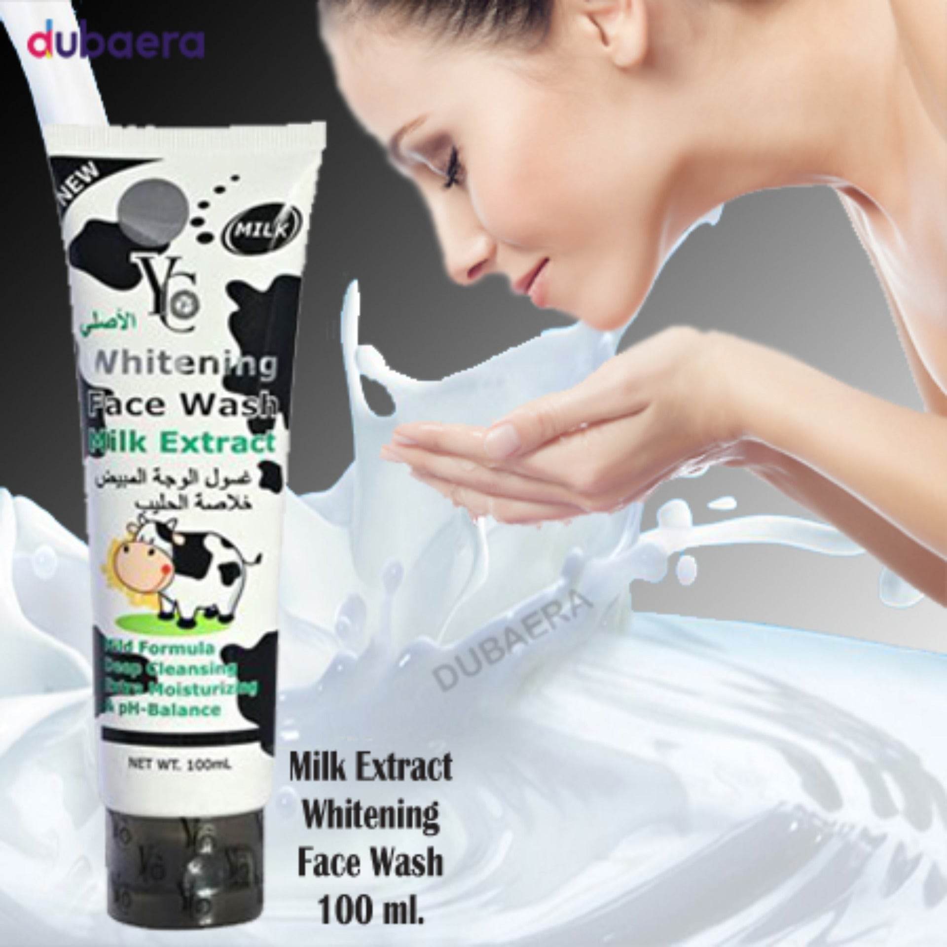 YC Whitening Face Wash - Milk Extract, 100 ml - YehChez.pk