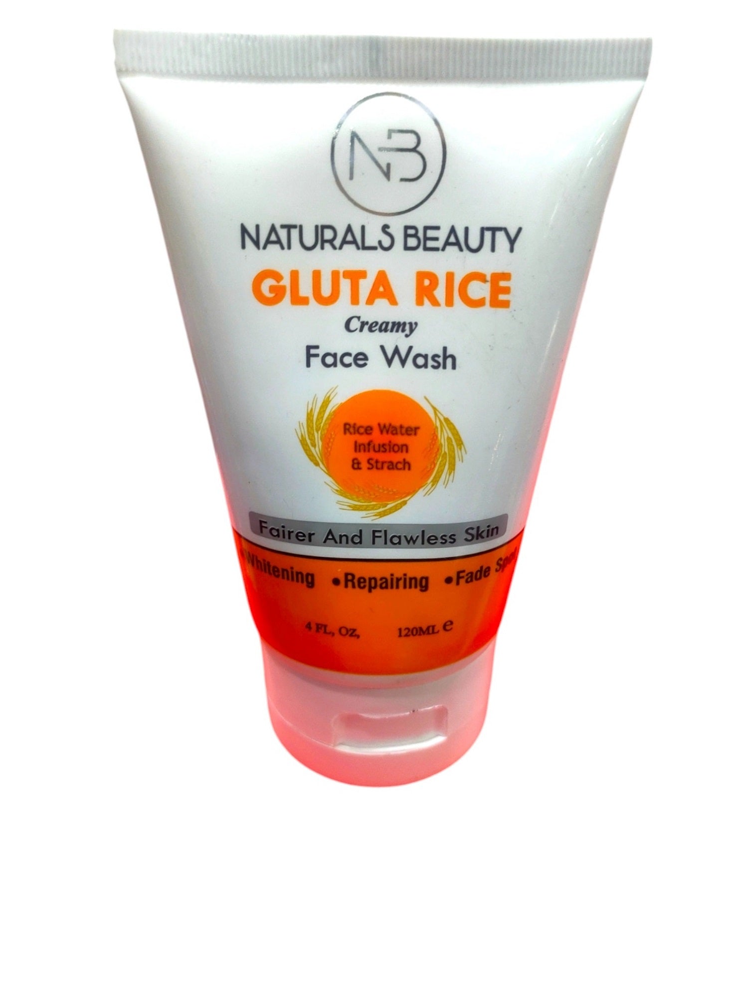 Gluta White Face Wash Rice 120ml