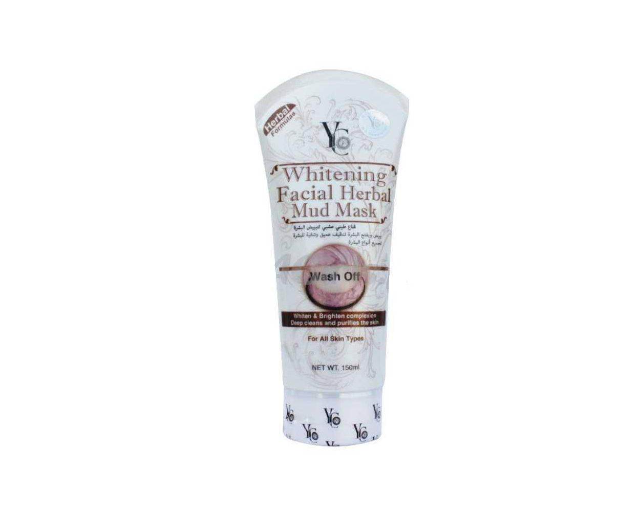YC Whitening Facial Herbal Mud Mask, Wash Off, 150ml - YehChez.pk
