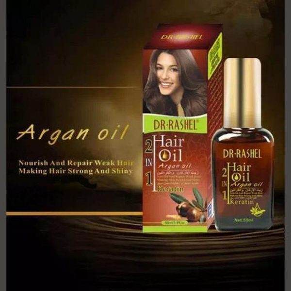 Dr Rashel Argan Hair Oil 2 in 1 Keratin DLR-1278 - YehChez.pk