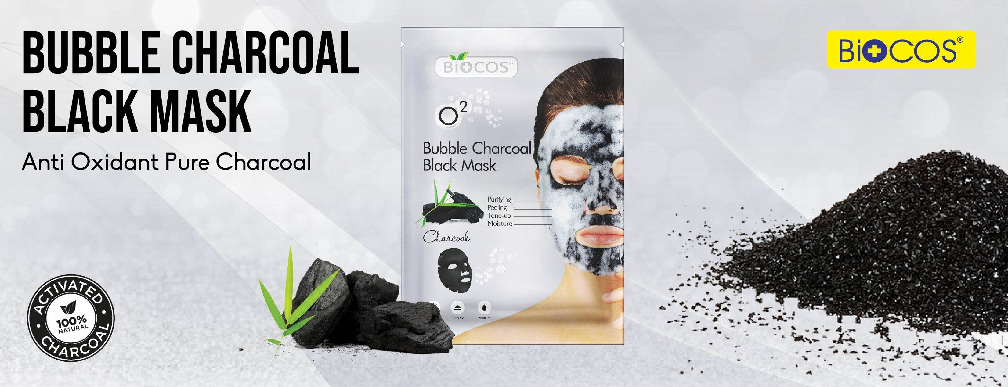 Biocos Bubble Charcoal Face Mask - YehChez.pk