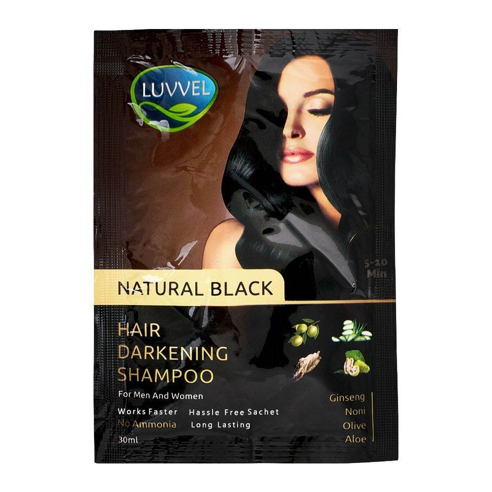 Luvvel Sachet Natural Black 20ml - YehChez.pk