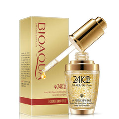 BioAQUA 24k Gold Skin Care Serum, Keep skin young & Beautiful - YehChez.pk