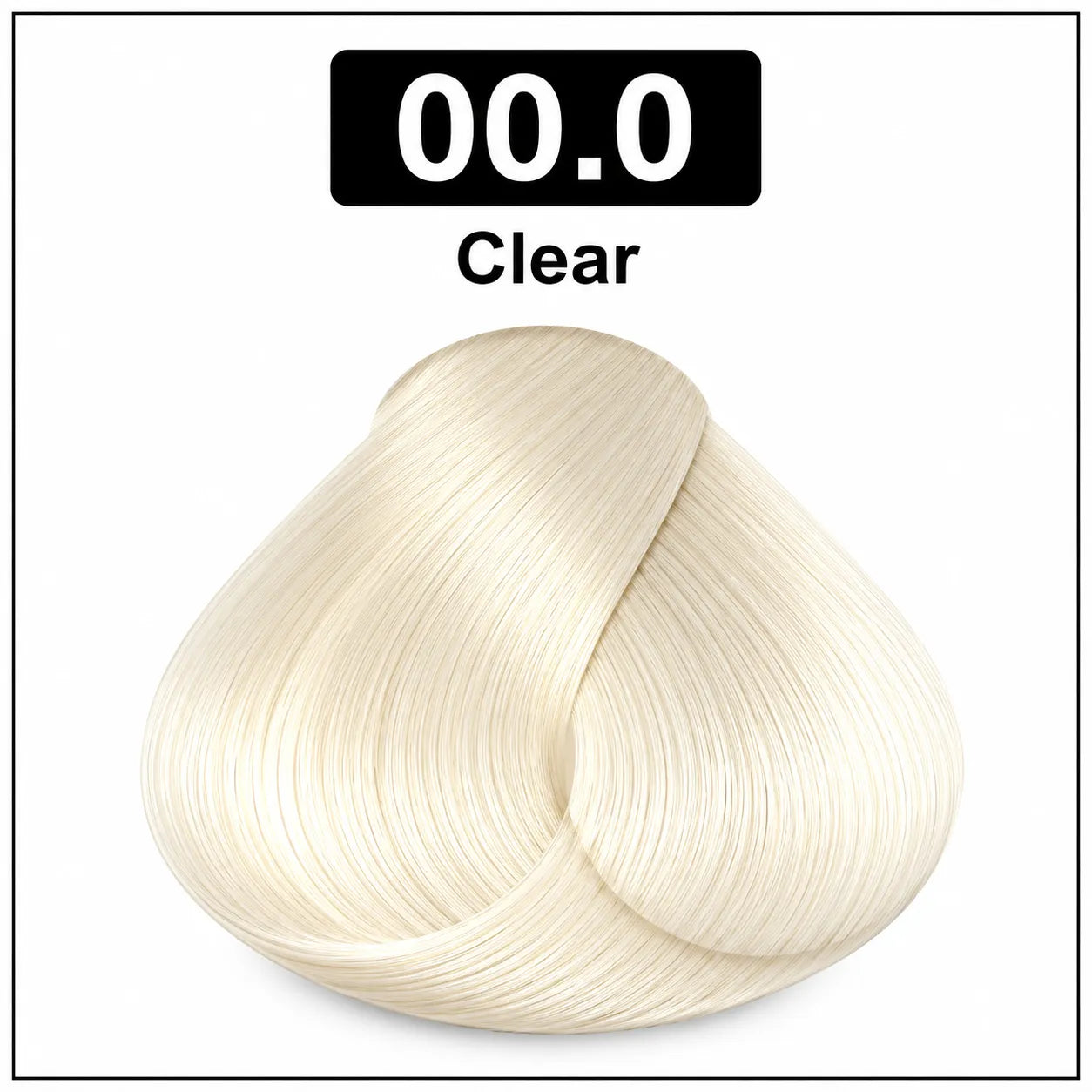 Bremod hair color 100ml shade 00.0 clear tone hair dye swatch