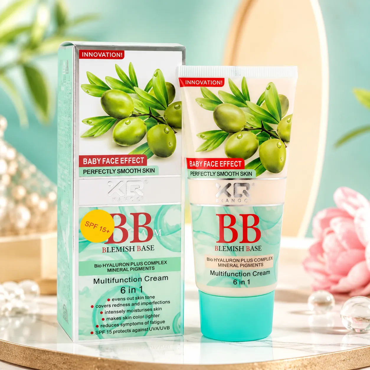 XQM BB Cream Olive 6 In 1 Multifunction 40ml
