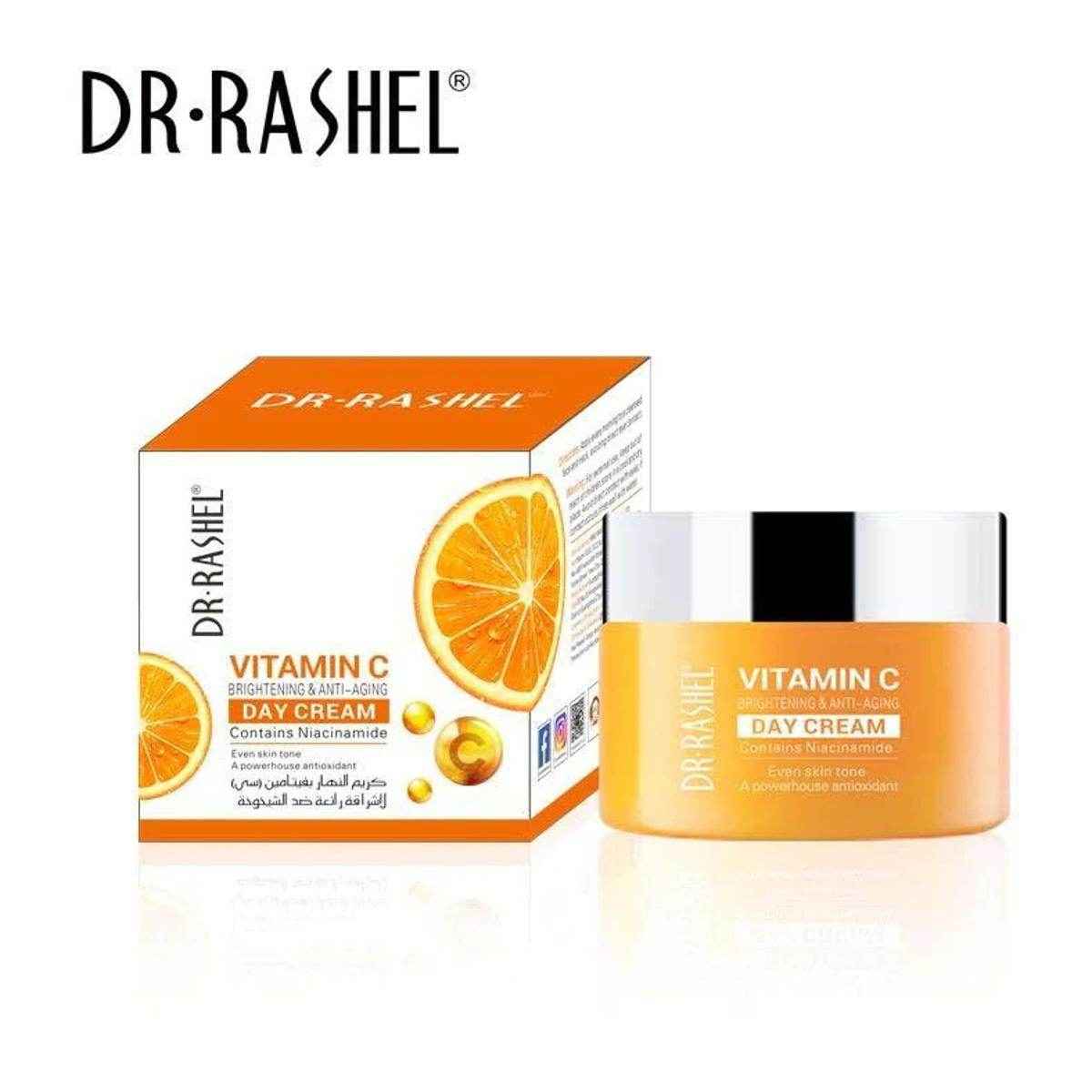 Dr Rashel Vitamin C Brightening & Anti Aging Day Cream DRL-1509 50G - YehChez.pk