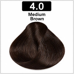 Bremod hair color 100ml shade 4.0 medium brown hair dye swatch