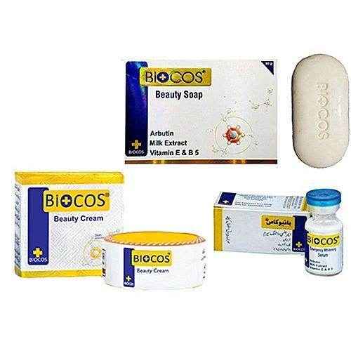 Pack Of 3 Biocos Cream,Soap and Serum - YehChez.pk