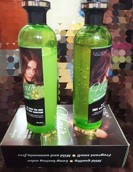 Lichen Gel Dark Brown 250ml*2 - YehChez.pk