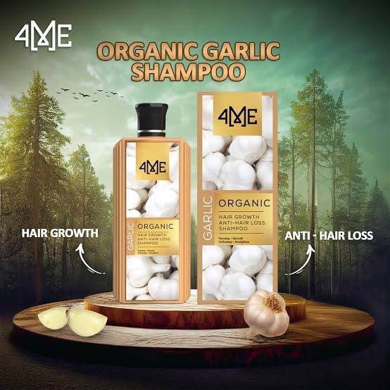 4me Garlic Hair Growth Anti Hair Loss Shampoo - YehChez.pk