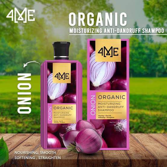 4me Onion Moisturizing Anti Dandruff Hair Shampoo - YehChez.pk