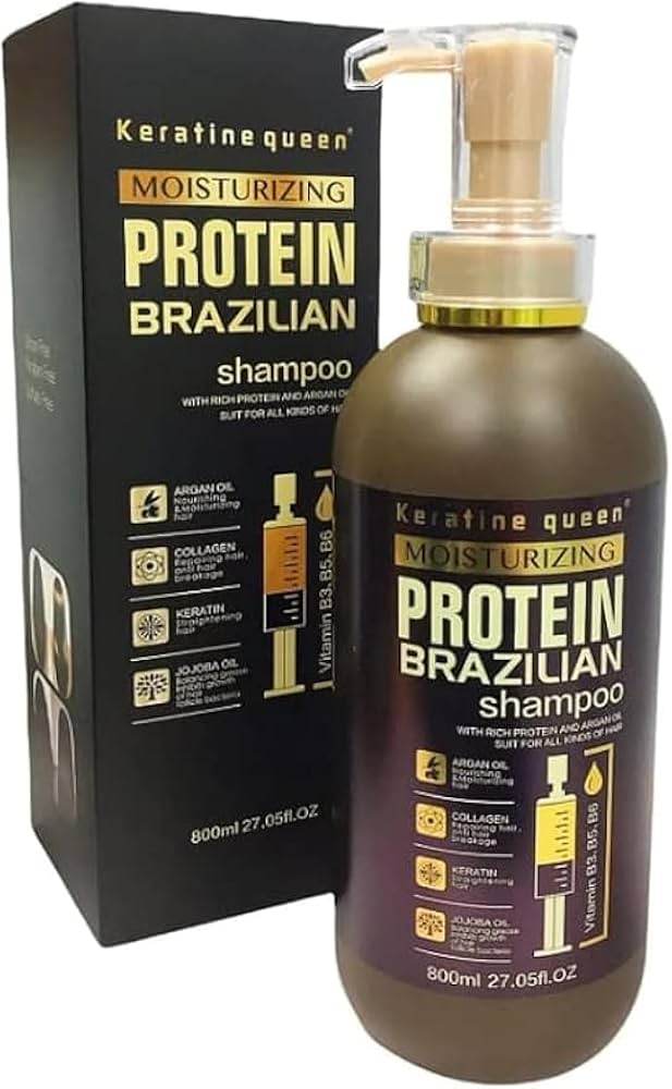 Keratine Queen Protein Brazilian Shampoo 800ml - YehChez.pk