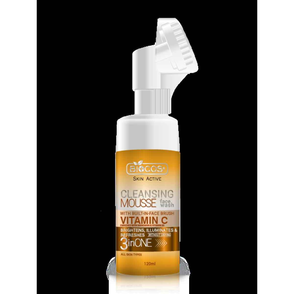 Biocos Vitamin c Cleansing Mousse 120ml - YehChez.pk