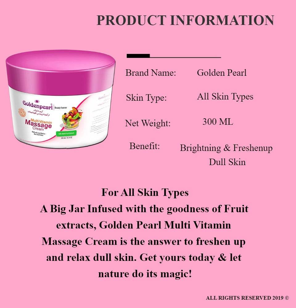 Golden Pearl Lightening Skin Polish 300ml - YehChez.pk