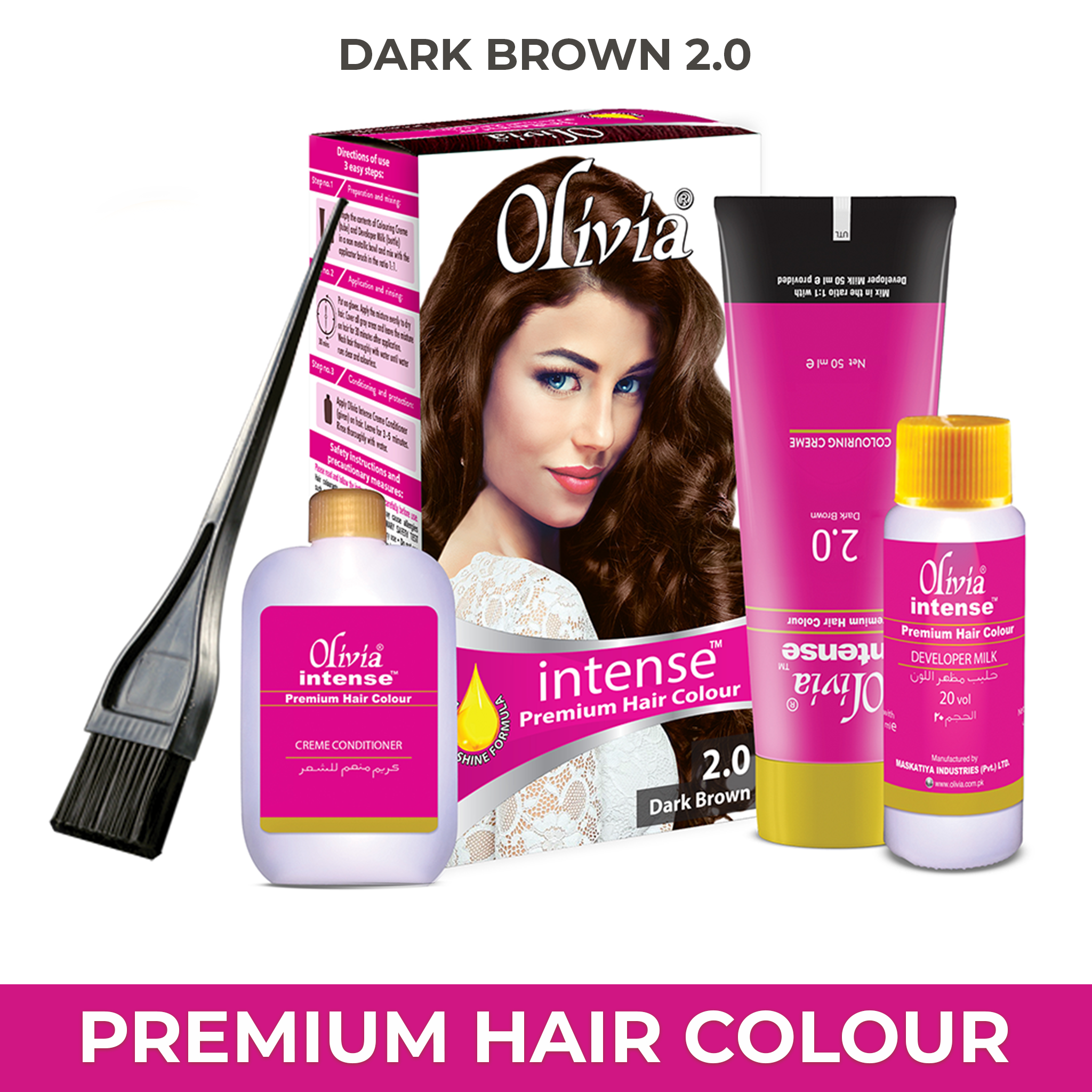 Olivia Color Box 2.0 Dark Brown