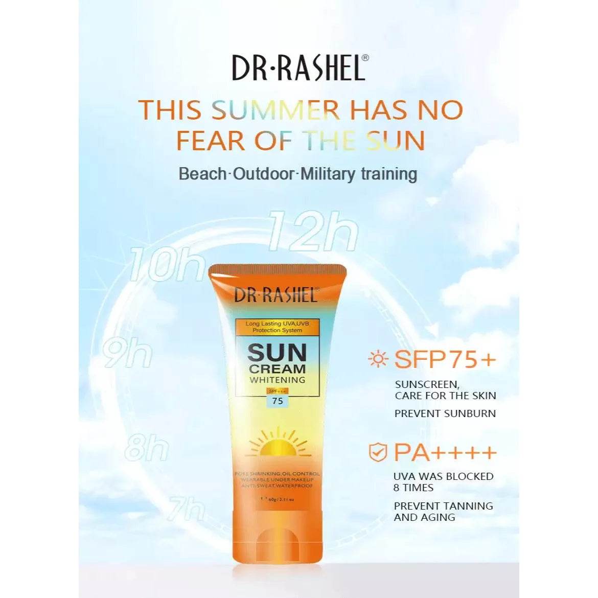 Dr Rashel Sun Cream - SPF+++ 75- BRIGHTENING DRL-1465 - YehChez.pk