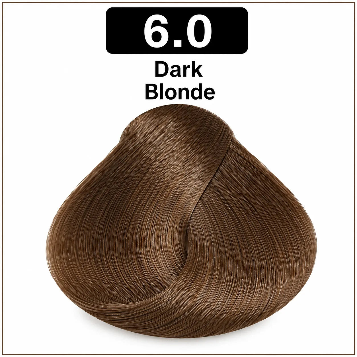 Bremod hair color 100ml shade 6.0 dark blonde hair dye swatch