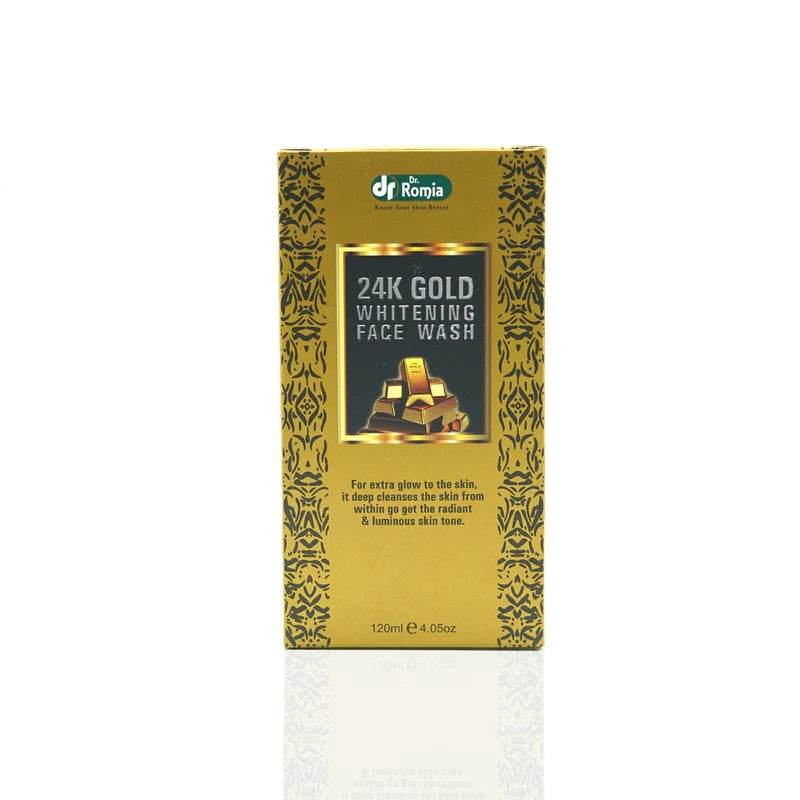 Dr Romia 24K Gold Whitening Face Wash 120ml - YehChez.pk