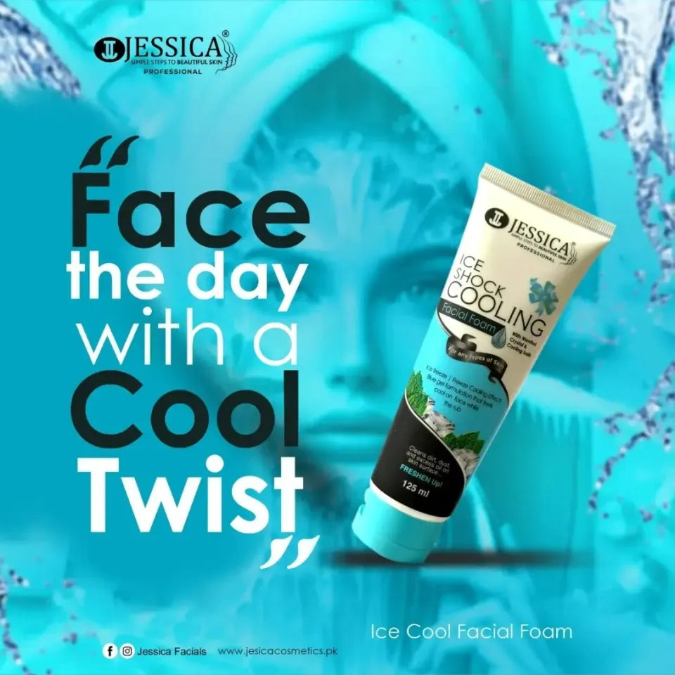 Jessica Face Wash Ice Shock Cooling 125ml - YehChez.pk