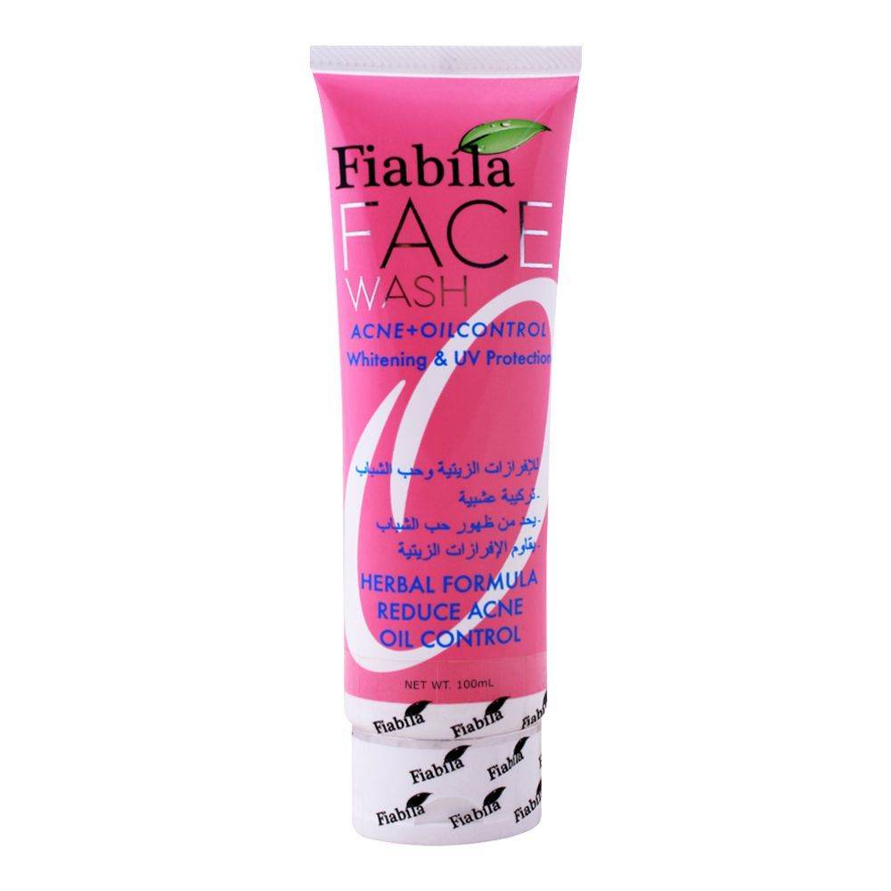 Fiabila Acne + Oil Control Face Wash, Whitening & UV Protection, 100ml - YehChez.pk