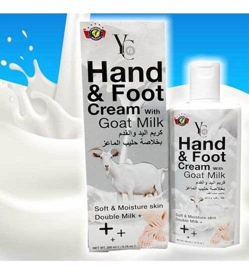 Yc Hand & Feet Cream With Goat Milk 200ml (Thailand) - YehChez.pk