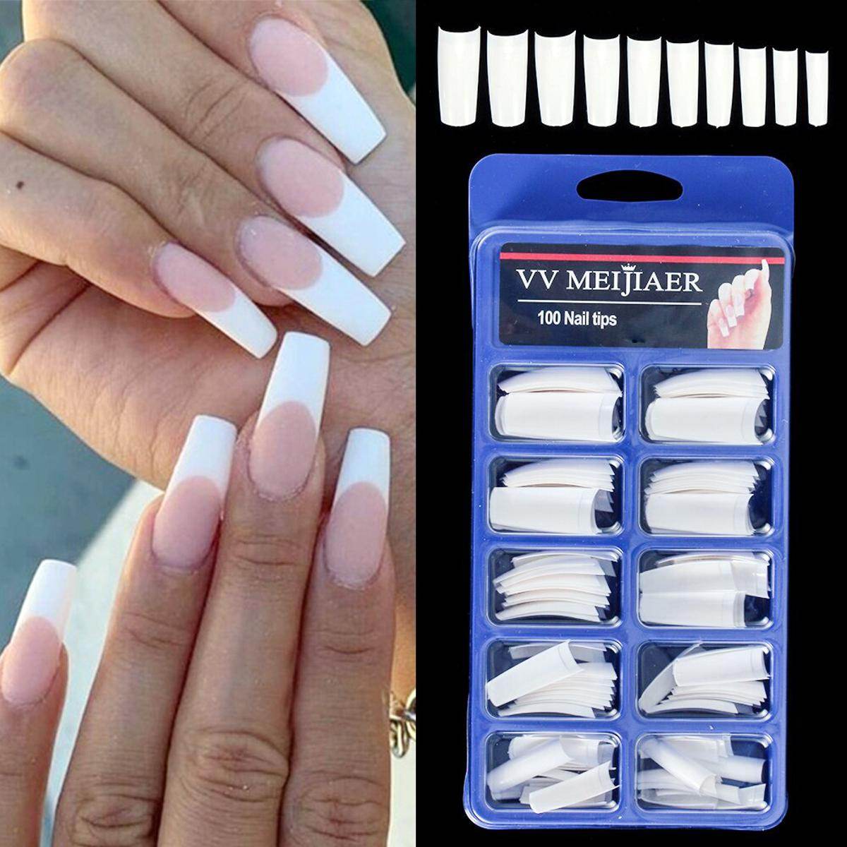 100 Nail Merzeea Nail Tips - YehChez.pk