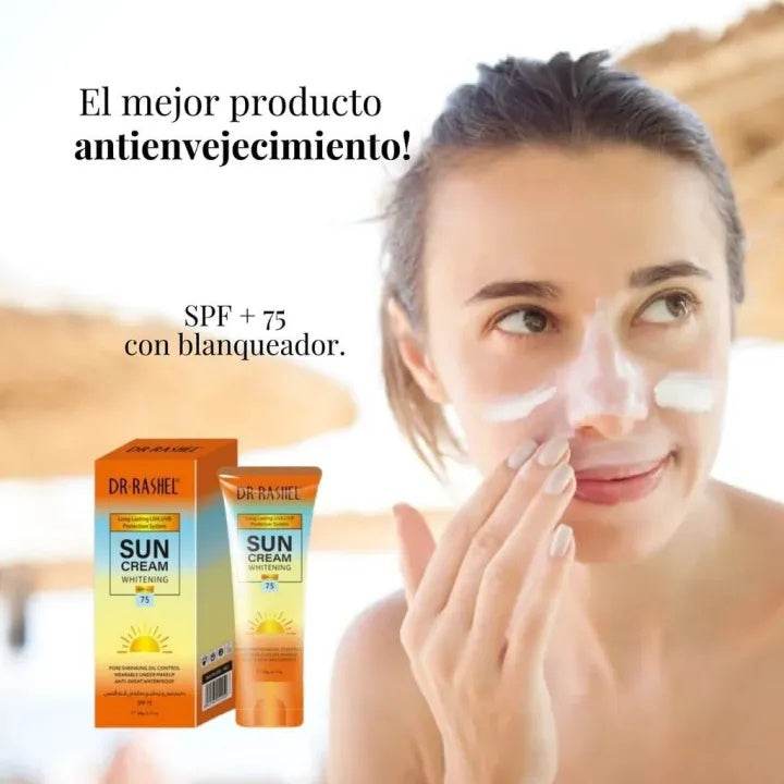 Dr Rashel Sun Cream - SPF+++ 75- BRIGHTENING DRL-1465 - YehChez.pk
