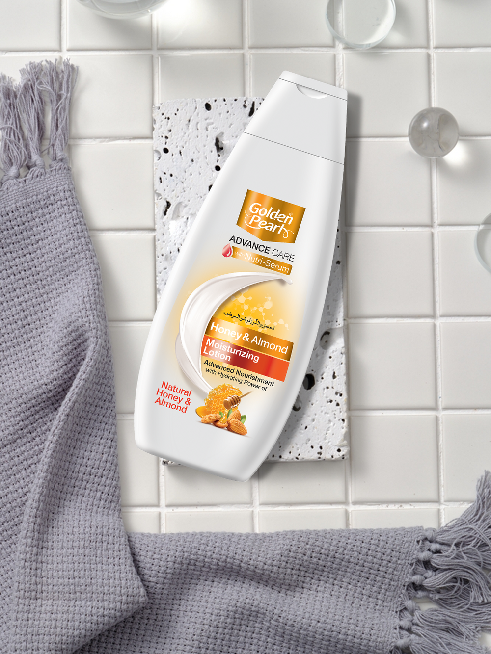 Golden Pearl Body Lotion 400ml Honey & Almond - YehChez.pk