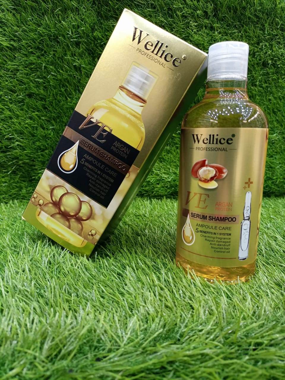 Wellice Argan Protein Serum Shampoo 500ml - YehChez.pk