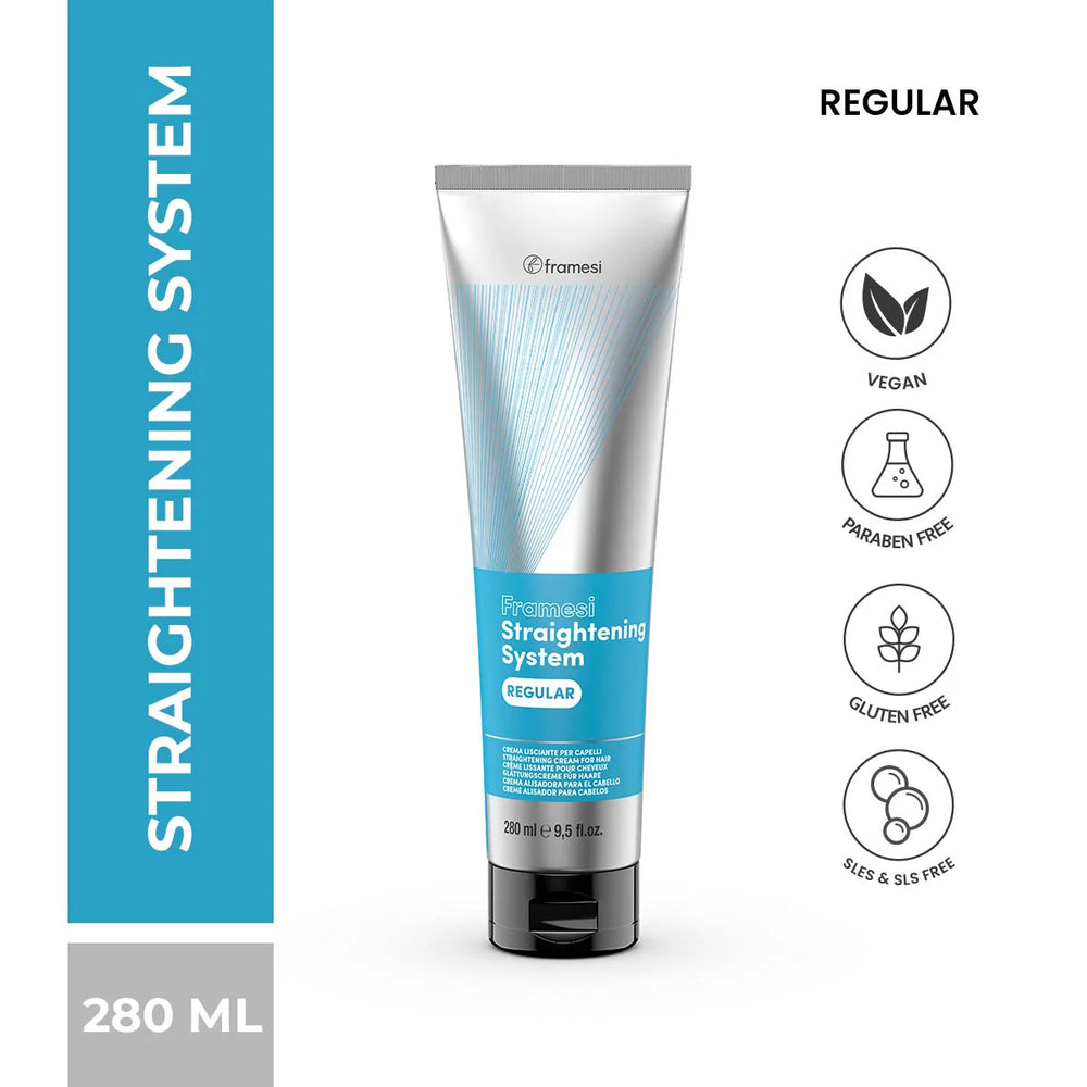 Framesi straightening system regular cream tube, 280 ml, blue label