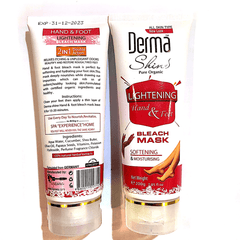 Derma Shine Hand and Feet Bleach Mask (200gm) - YehChez.pk