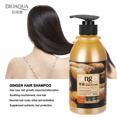 BIOAQUA Natural Herbal Anti Hair Loss Ginger Shampoo 400ml - YehChez.pk