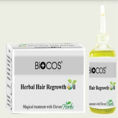 Biocos Hair Regrowth Oil - Original Herbal Formula for Thicker, Fuller Hair - YehChez.pk
