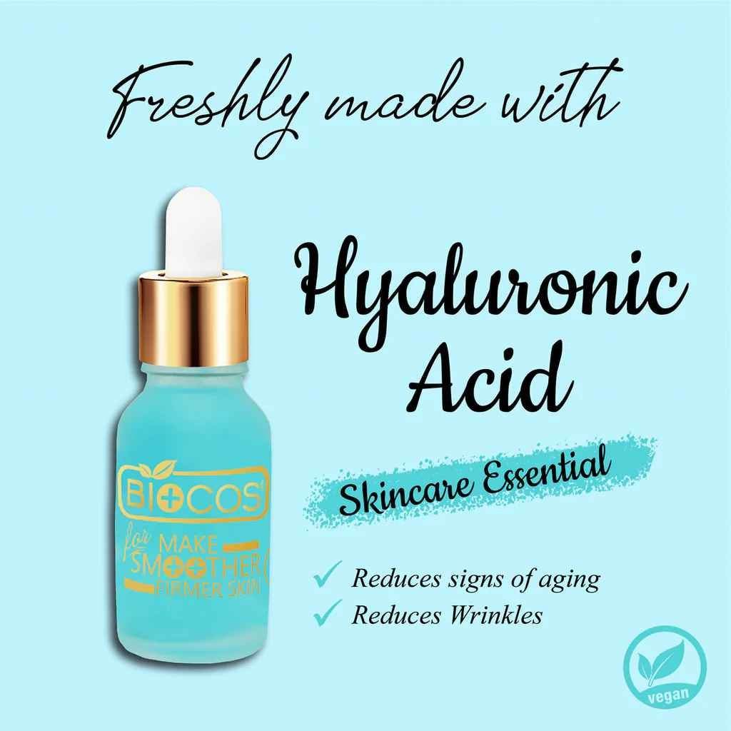 Biocos Hyaluronic Acid Serum Anti Wrinkle Serum 15ml - YehChez.pk