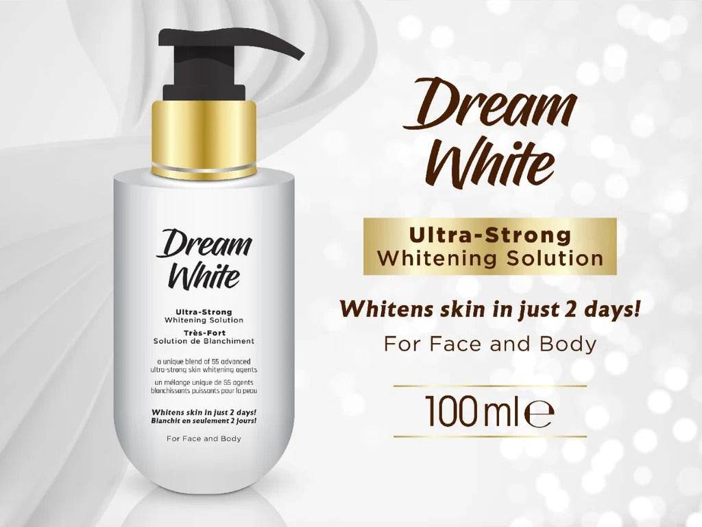 Dream White Ultra-Strong Whitening Solution For Face & Body 100ml - YehChez.pk