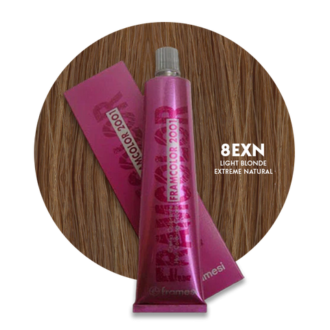 8EXN Framesi Hair Color 60ml Light Blond