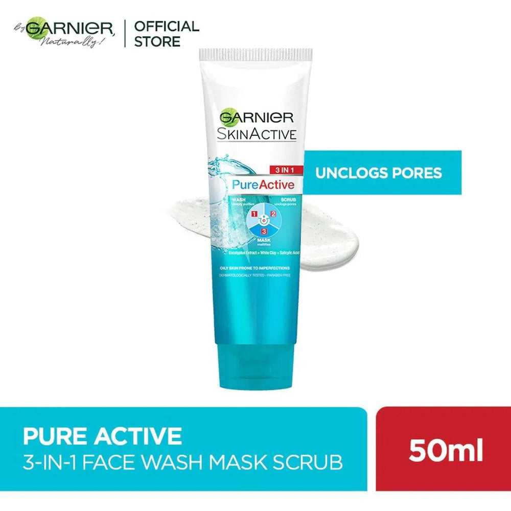 Garnier Face Wash 3 in 1 Anti Impurities 50ml - YehChez.pk