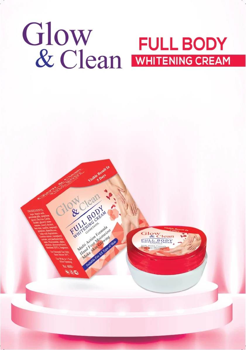 Glow & Clean Full Body Whitening Cream - YehChez.pk