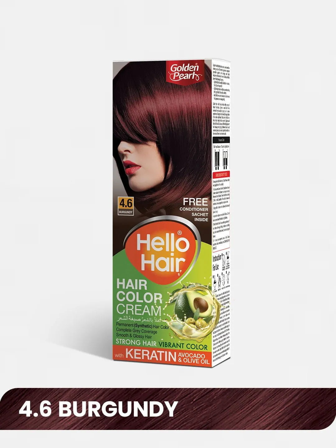 4.6 Hello Hair Color Burgundy 100g