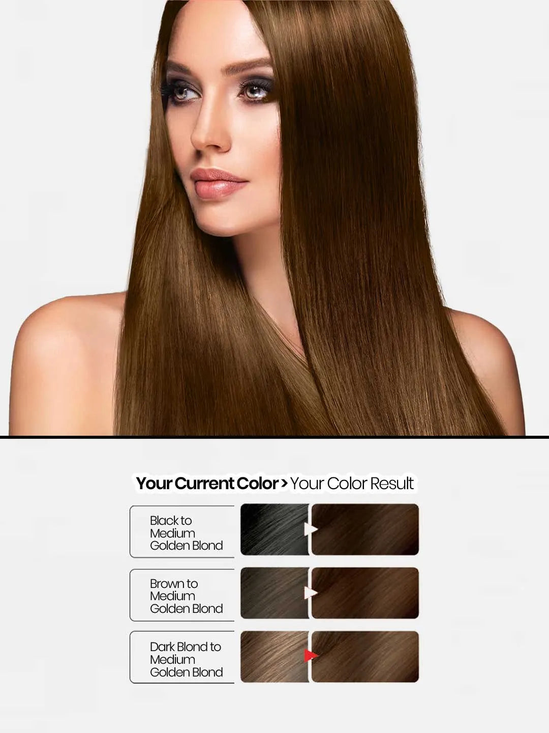 4.3 Hello Hair Color Medium Golden Brown 100g