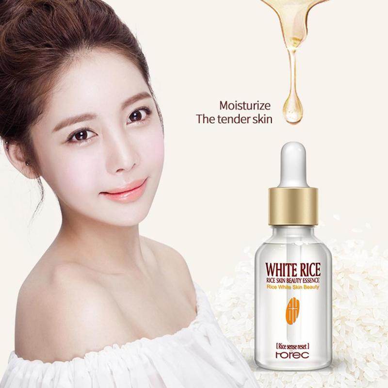 Rorec White Rice Serum For Anti Aging Anti Wrinkle Face Moisturizing Cream For Face Skin Care Treatment 15ml - YehChez.pk