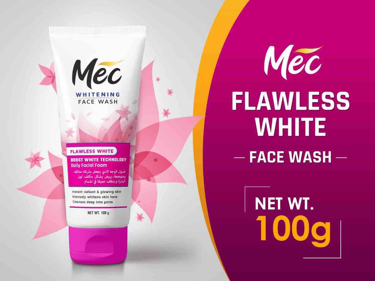 Mec Whitening Face Wash - Daily Facial Foam 100g - YehChez.pk